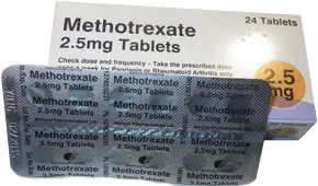 Methotrexate pills in a bottle